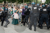 Tensions At The End Of The Pro-Palestinian Demonstration In Paris