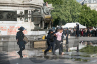 Tensions At The End Of The Pro-Palestinian Demonstration In Paris