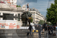 Tensions At The End Of The Pro-Palestinian Demonstration In Paris