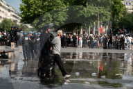 Tensions At The End Of The Pro-Palestinian Demonstration In Paris