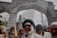 Anti Israel protest in Kashmir