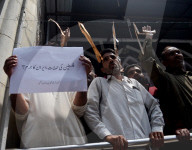 Anti Israel protest in Kashmir