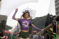 Annual March In Sao Paulo To Support The Decriminalization Of Marijuana
