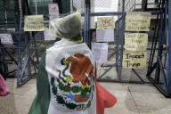 Democrats Protest Against Immigration Policies Of U.S. President Donald Trump