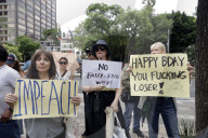 Democrats Protest Against Immigration Policies Of U.S. President Donald Trump