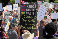 No Kings Protest At Texas State Capitol 
