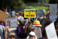 No Kings Protest At Texas State Capitol 