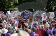 No Kings Protest At Texas State Capitol 