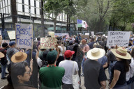 Democrats Protest Against Immigration Policies Of U.S. President Donald Trump
