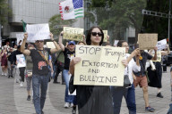 Democrats Protest Against Immigration Policies Of U.S. President Donald Trump
