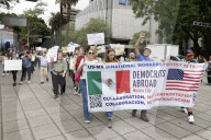 Democrats Protest Against Immigration Policies Of U.S. President Donald Trump