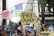 Democrats Protest Against Immigration Policies Of U.S. President Donald Trump