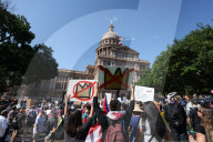 No Kings Protest At Texas State Capitol 