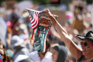 No Kings Protest At Texas State Capitol 