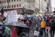 “No Kings Day” Protest In New York City