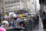 “No Kings Day” Protest In New York City
