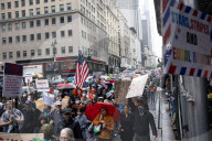 “No Kings Day” Protest In New York City