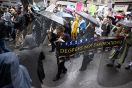 “No Kings Day” Protest In New York City