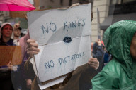 “No Kings Day” Protest In New York City