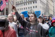 “No Kings Day” Protest In New York City