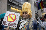 “No Kings Day” Protest In New York City