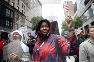 “No Kings Day” Protest In New York City