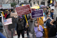 “No Kings Day” Protest In New York City