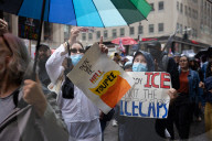 “No Kings Day” Protest In New York City