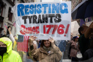 “No Kings Day” Protest In New York City