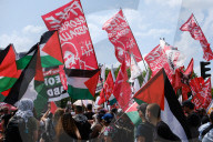 Inter-union Demonstration For Gaza