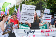 Inter-union Demonstration For Gaza