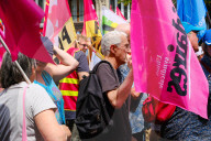 Inter-union Demonstration For Gaza