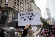 “No Kings Day” Protest In New York City