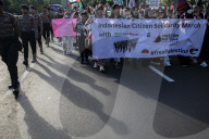 Long March For Palestine In Indonesia