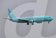 Sun Express Boeing 737 With Istanbul Livery Landing In Barcelona