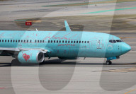Sun Express Boeing 737 With Istanbul Livery Landing In Barcelona
