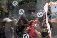 Hundreds Of Barcelona Residents Demonstrate Against The Tourism Industry.