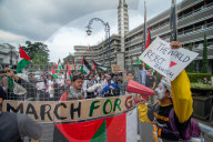 Global March To Gaza Solidarity Rally In Bandung