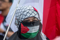 Global March To Gaza Solidarity Rally In Bandung
