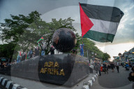 Global March To Gaza Solidarity Rally In Bandung