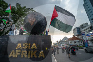 Global March To Gaza Solidarity Rally In Bandung