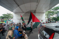 Global March To Gaza Solidarity Rally In Bandung