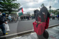 Global March To Gaza Solidarity Rally In Bandung