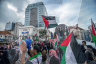 Global March To Gaza Solidarity Rally In Bandung