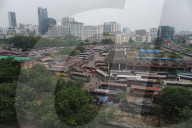 Mohakhali Bus Terminal Crowded With Buses
