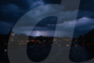 Violent Thunderstorms In Paris
