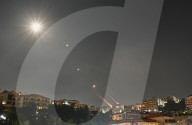 Iranian Missiles Facing Off Against Israeli Interceptors Over Beirut