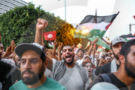 Tunis Protest Erupts After Eastern Libyan Authorities Halt Gaza-Bound Aid Convoy At Sirte Gate