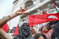 Tunis Protest Erupts After Eastern Libyan Authorities Halt Gaza-Bound Aid Convoy At Sirte Gate