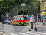SMD Ambulance On Urban Emergency Duty In Vienna